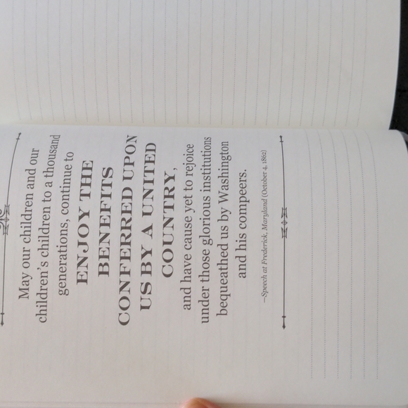 Abraham Lincoln Signature Notebook - Picture 5 of 5